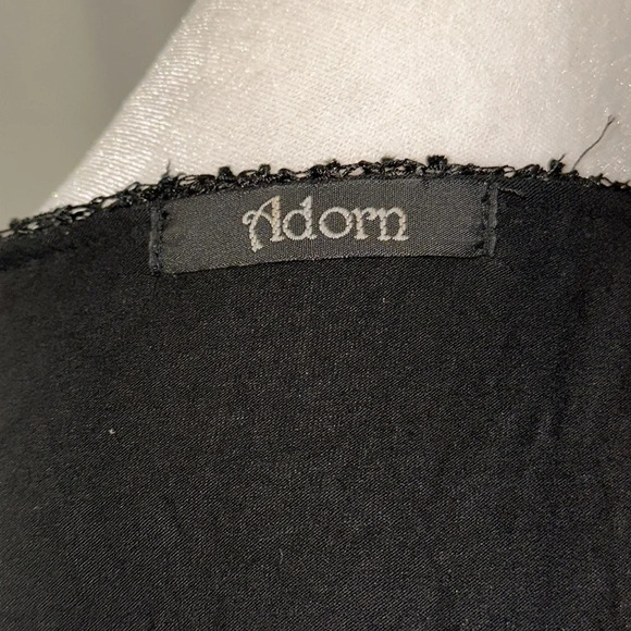 women's black sequin Adorn long sleeve tunic size 1xl - Picture 4 of 6